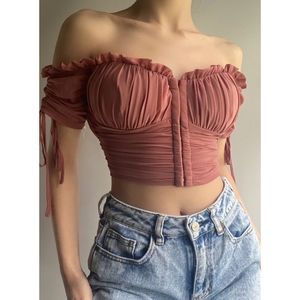 Rosy Corset Top